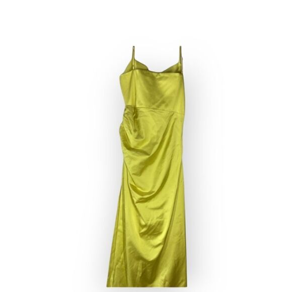 GAUGE81 Vona Full Length Maxi Dress with Slit Black Tie Formal Evening Gown - Picture 9 of 17